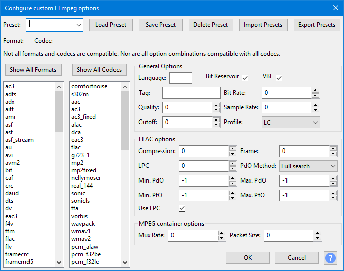 configuring ffmpeg windows audacity